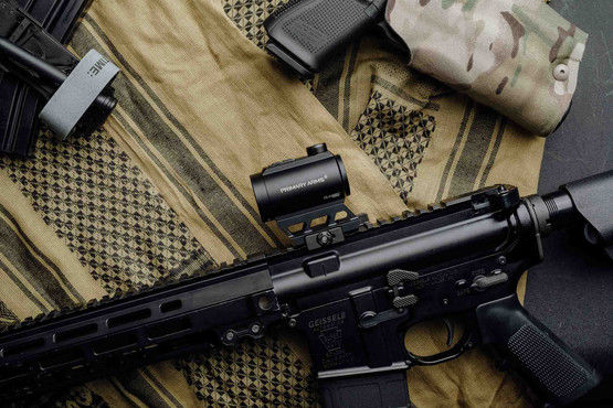 Primary Arms Micro Dot mounted on a rifle